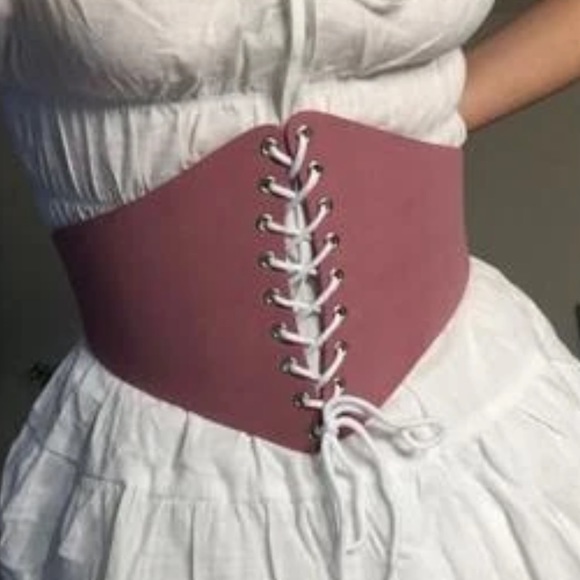 Pink Corset Belt New Cottagecore - Picture 5 of 7